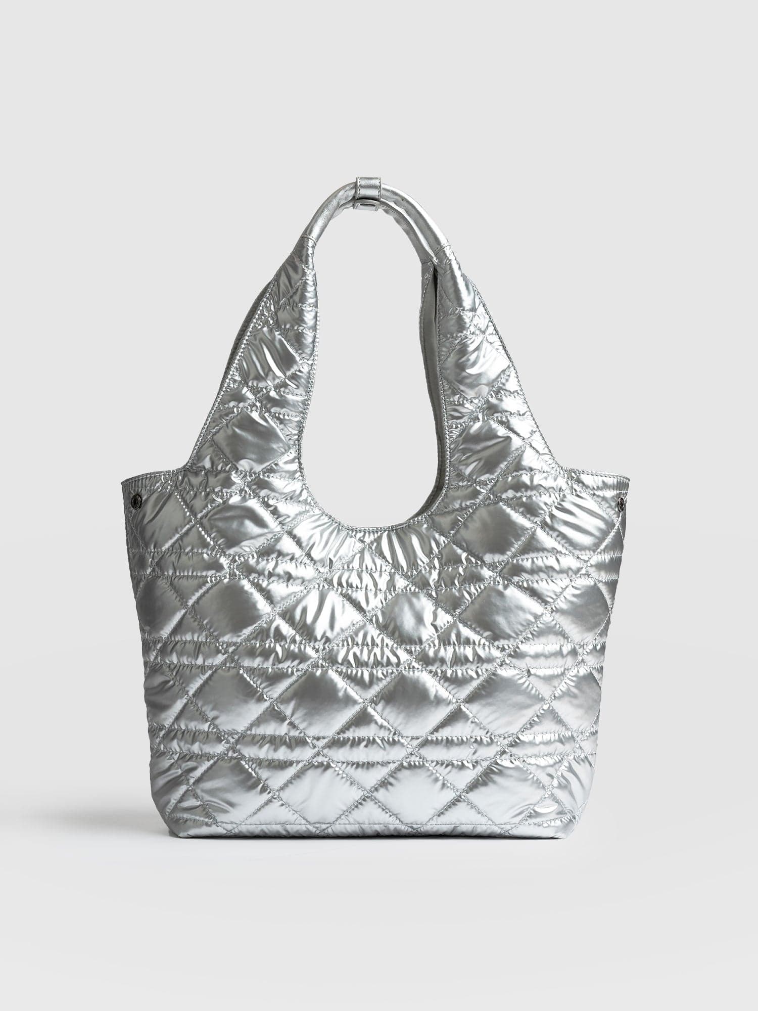 Stella Shoulder Tote Bag Silver - Women's Bags | Saint + Sofia® EU